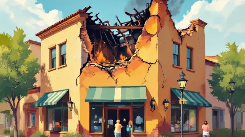 Irvine Fire-Damaged Building: Planning Filed