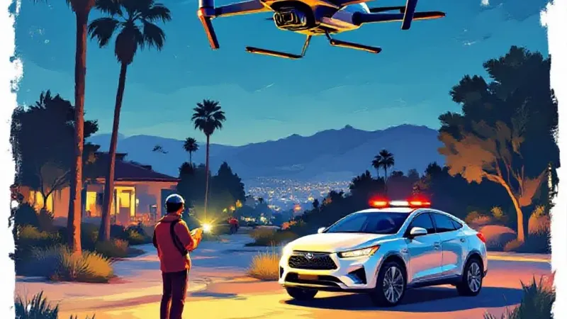 Irvine Police Drone Locates Missing Resident